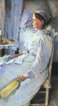 Cecilia Beaux : Graphic New England Woman (Mrs. Jedediah H. Richards)